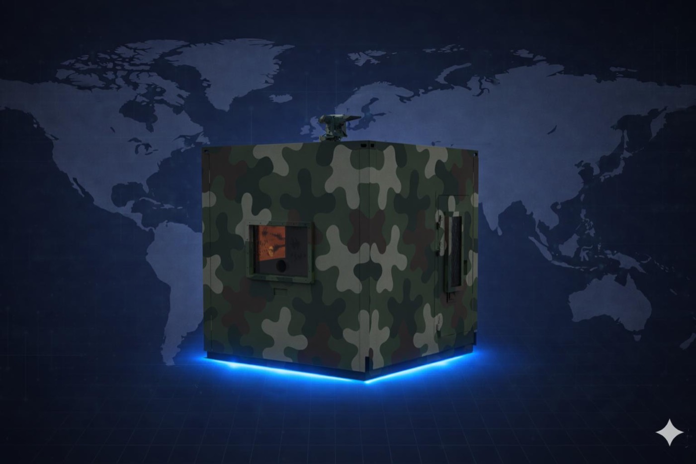 3000 x 3000 Armored Security Cabin