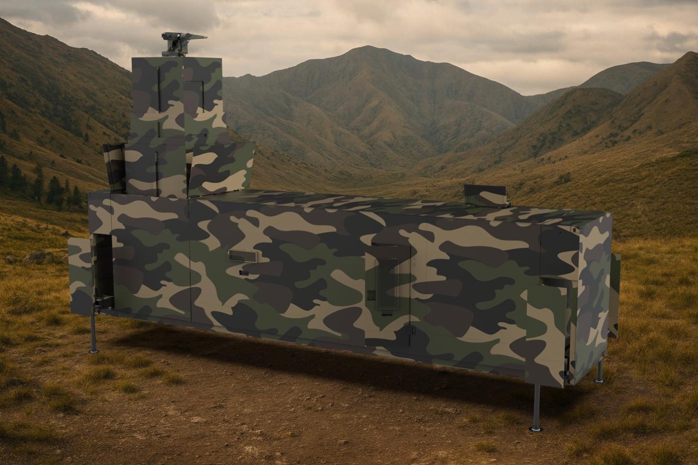 ZTR Turreted Mobile Armored Command Center